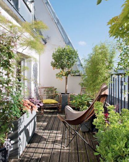 « Balcon, petite ou grande terrasse et jardin, les beaux jours arrivent et il est temps d’aménager votre extérieur.

Voici quelques idées pour vous inspirer et faire de votre extérieur un espace convivial, confortable, chaleureux et intime . »