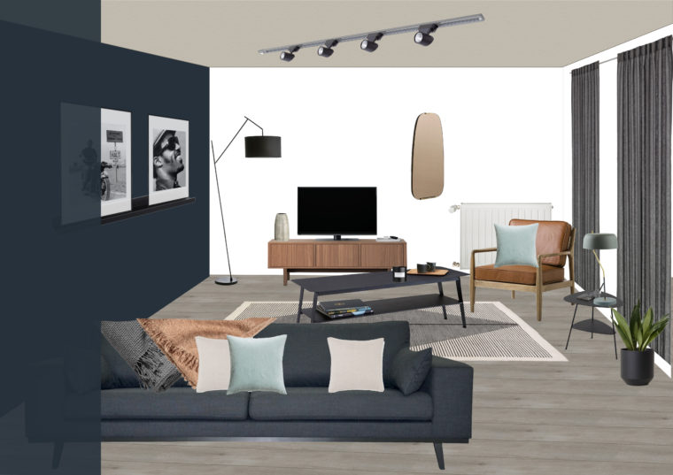 shopping liste salon mons-en-baroeul noyer bleu nuit gris beige metal LA REDOUTE IKEA MAISON DU MONDE FLY